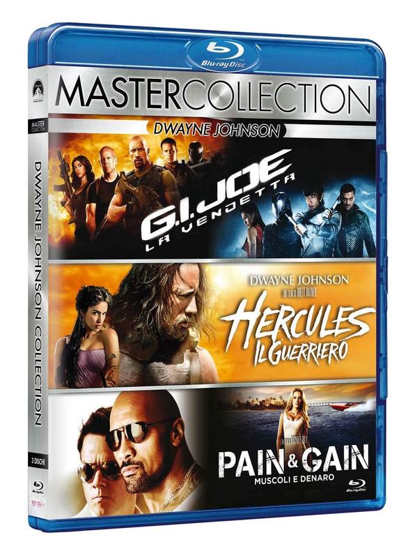 Hercules Pain And Gain G I Joe Vendetta X3 Blu Ray Discs The Rock Collection Ebay